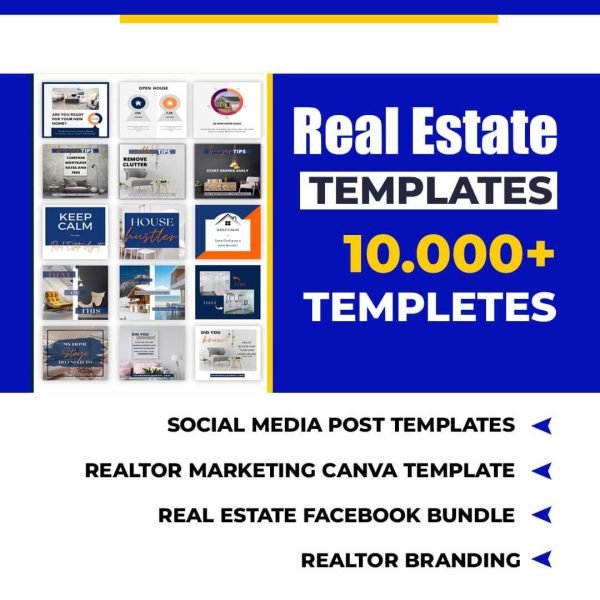 10000 real estate templates