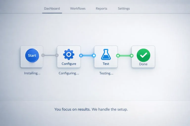 setup agent worflow mostarea